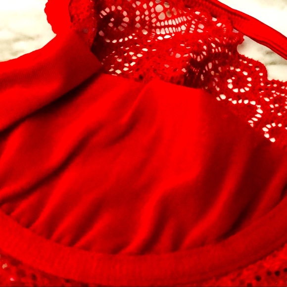 NWT - Aisling Reine - Harmony in Red - lace and mesh bra (with choker) - Picture 7 of 8
